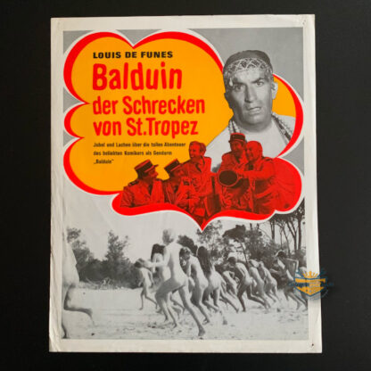 18 Stk. Kino - Aushangplakate, Balduin der Schrecken von St.Tropez