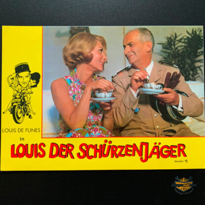 2 Stk. Kino Aushangfoto, Louis, der Schürzenjäger