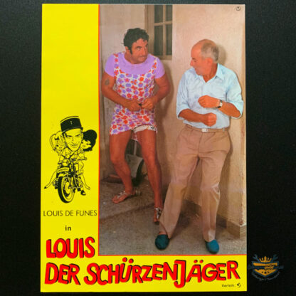 2 Stk. Kino Aushangfoto, Louis, der Schürzenjäger – Bild 2
