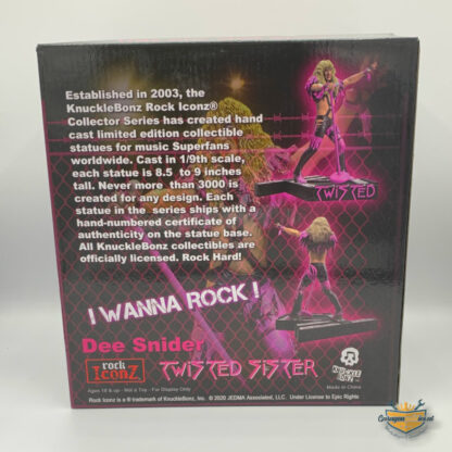 Dee Snider, Twisted Sister, Rock Iconz Statue in limitierter Auflage – Bild 5