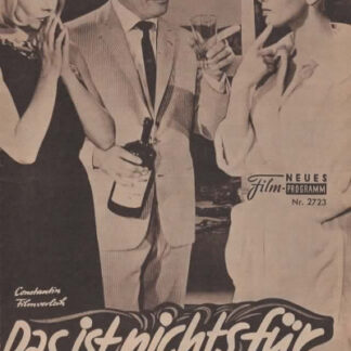 Das ist nichts für kleine Mädchen, Neues Film-Programm Nr.2723
