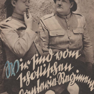 Wir Sind Vom Schottischen Infanterie Regiment, Illustrierter Film-Kurier Nr.1365