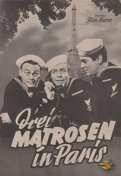 Drei Matrosen In Paris, Illustrierter Film-Kurier Nr.2201